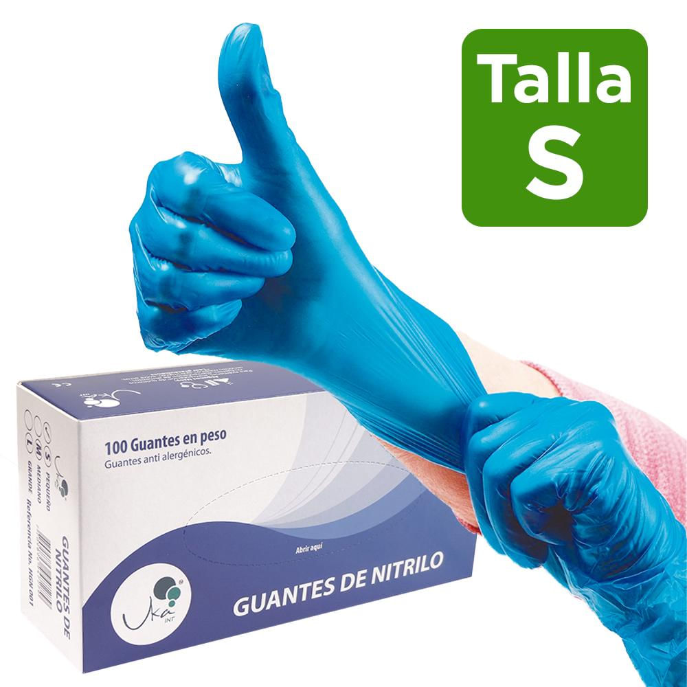 Guante de Nitrilo Talla S x 100 unidades