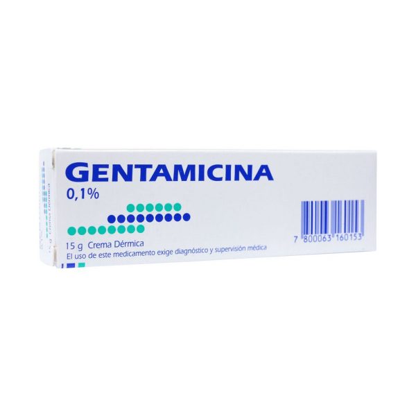 Gentamicina 0.1% x 15 g crema BE