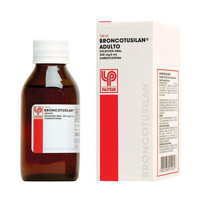 Broncotusilan adulto  (Carbocisteina 250 mg/5ml)