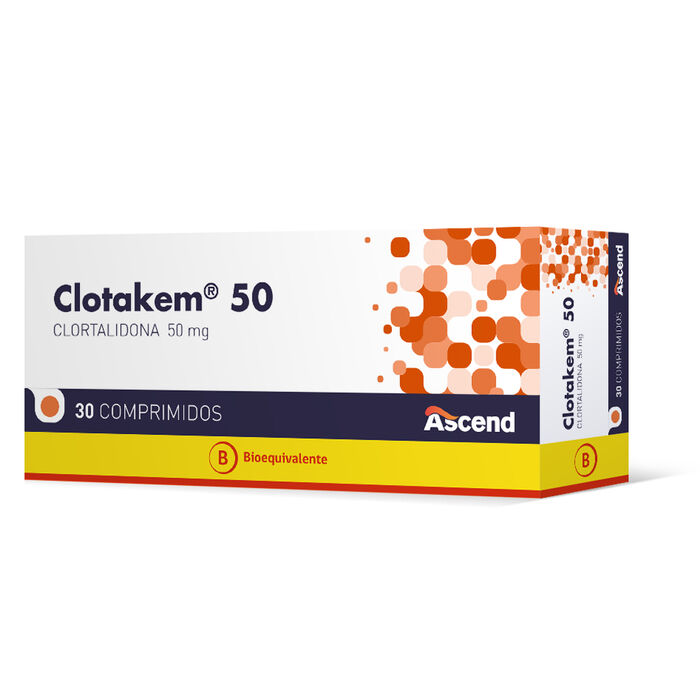 Clotakem (Clortalidona) 50 mg x 30 comp Ascend