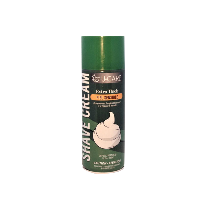 Espuma de afeitar Piel Sensible U.Care 340 g.