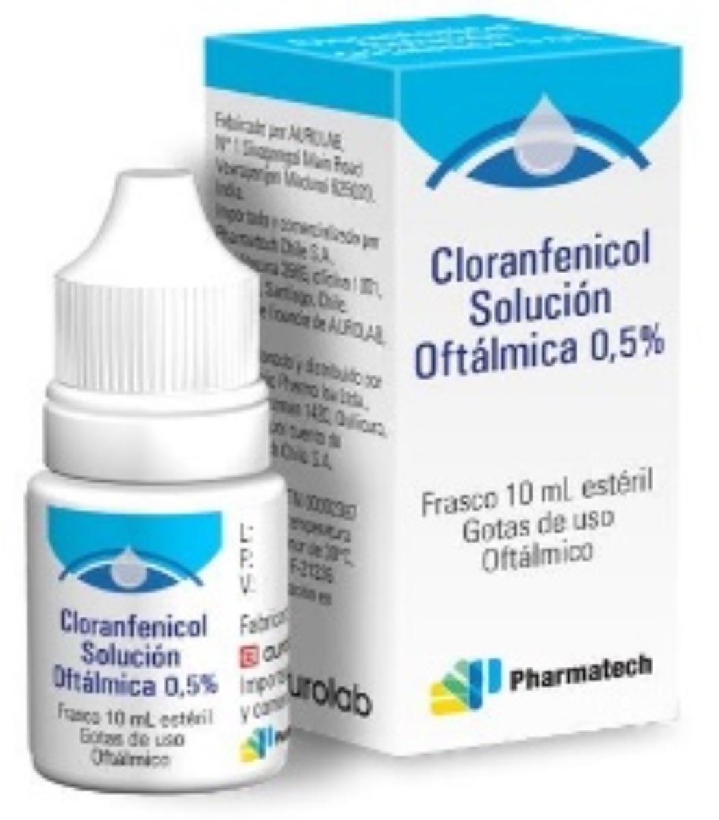 Cloranfenicol solución oftalmica 0,5% GTS 10 ml BE