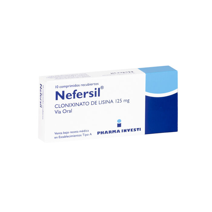 Nefersil (Clonixinato lisina) 125 mg.  Pharma Investi