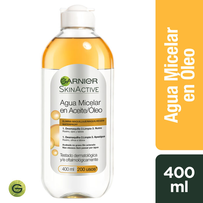 Agua Micelar en Aceite Garnier x 400 ml