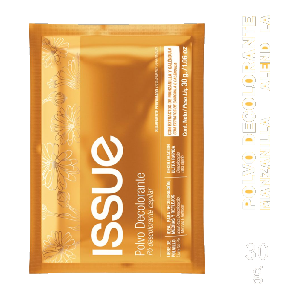 Decolorante polvo manzanilla x 30 gr Issue