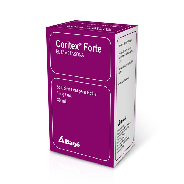 Coritex Forte (Betametasona) 1mg/ml x 30 ml Bago