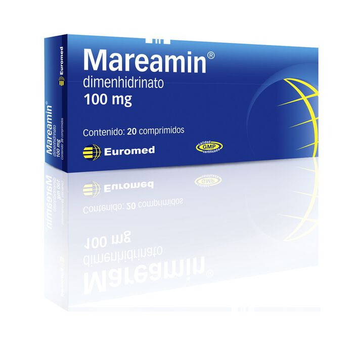 Mareamin (Dimenhidrinato 100mg) x 20 comp Eurofarma