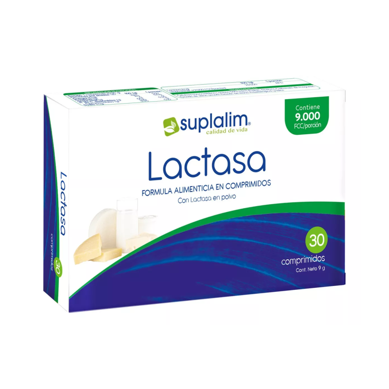 Lactasa 9.000 FCC X 30 comp Suplalim