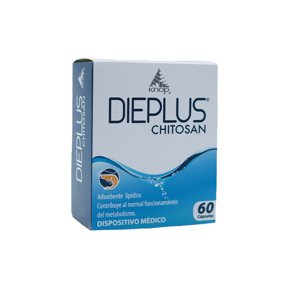 Dieplus Chitos (Chitosan) 375 mg x 60 caps Knop