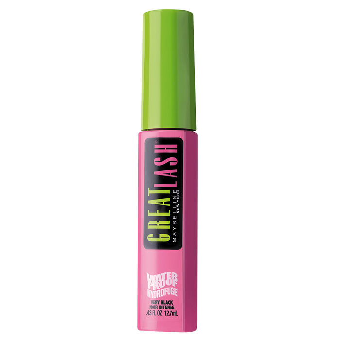 Mascara de Pestañas Great Lash Waterproof Negro Maybelline