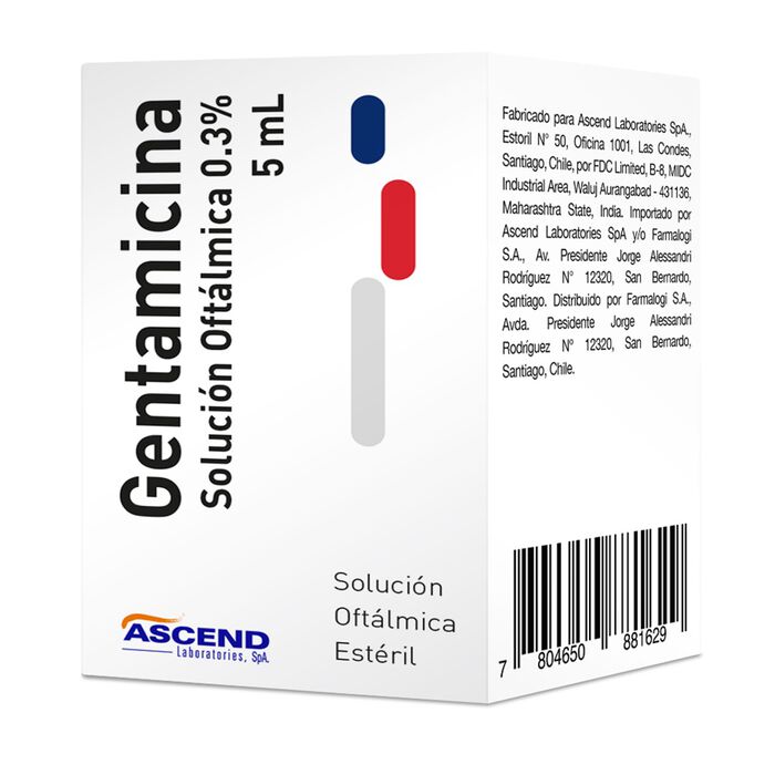 Gentamicina 0.3% x 5 ml Sol Oftalmica BE