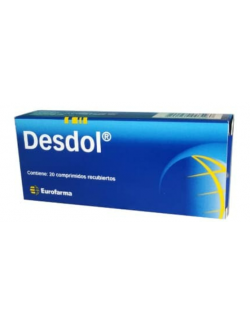 Desdol (Clorzoxazona/ Paracetamol) x 20 comp Eurofarma