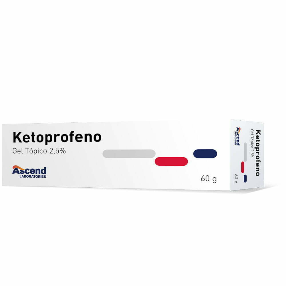 Ketoprofeno 2.5% gel topico x 60 gr BE
