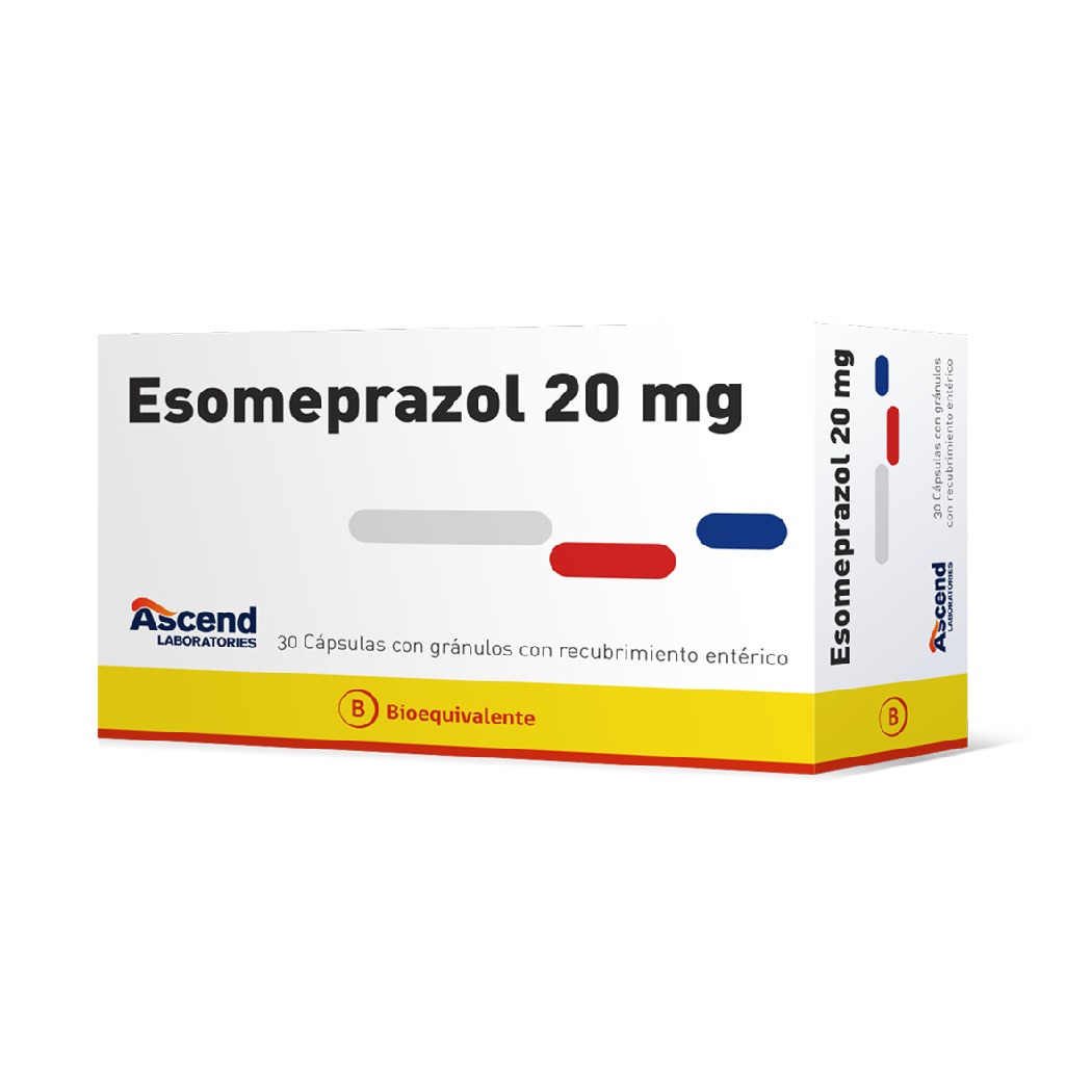 Esomeprazol 20 mg x 30 capsulas BE