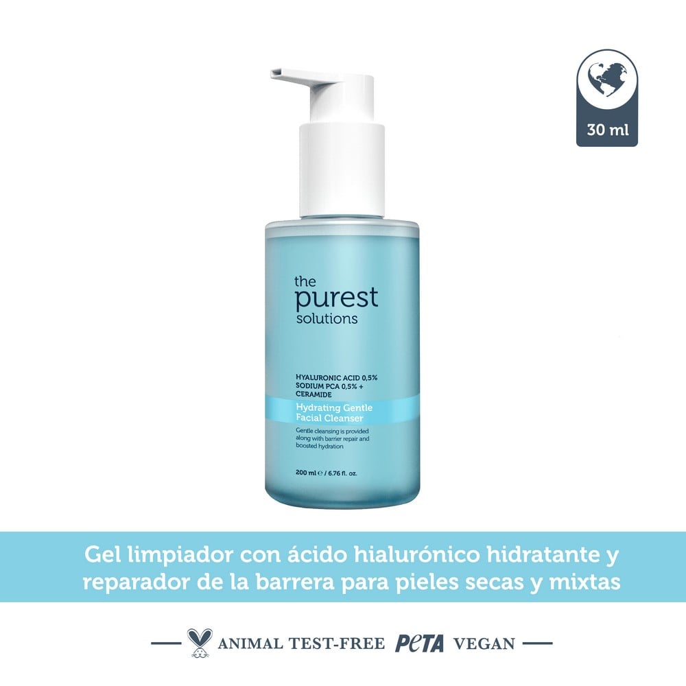 Limpiador facial suave