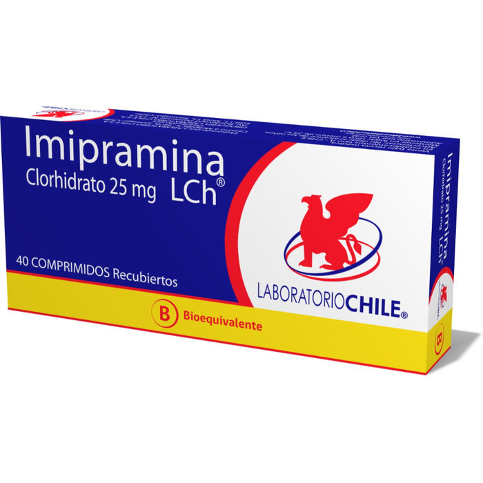 Imipramina clorhidrato 25 mg x 40 Comp Rec BE