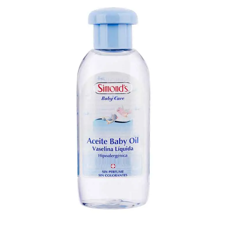 Aceite baby oil (vaselina liquida) hipoalergenico, 125 ml Simonds