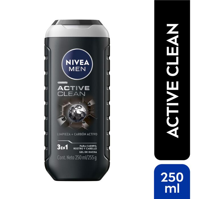 Gel de Ducha Active Clean 250 mL Nivea men