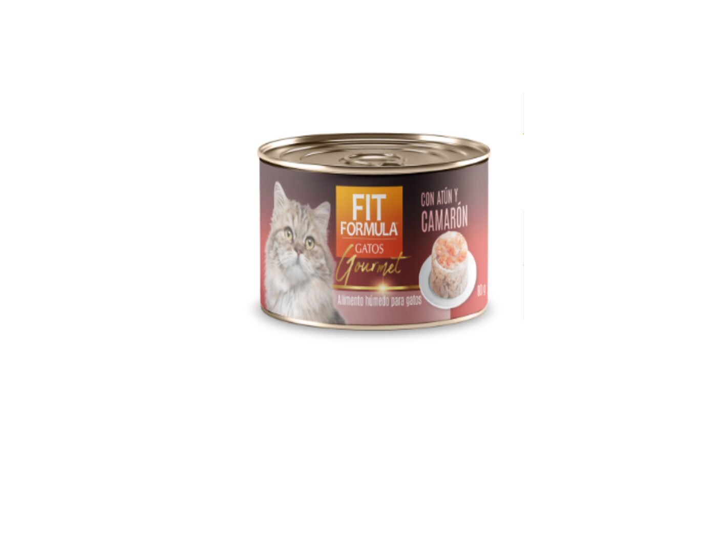 Fit Lata Gourmet Gatos Camaron 80g. Lab. Drag Pharma