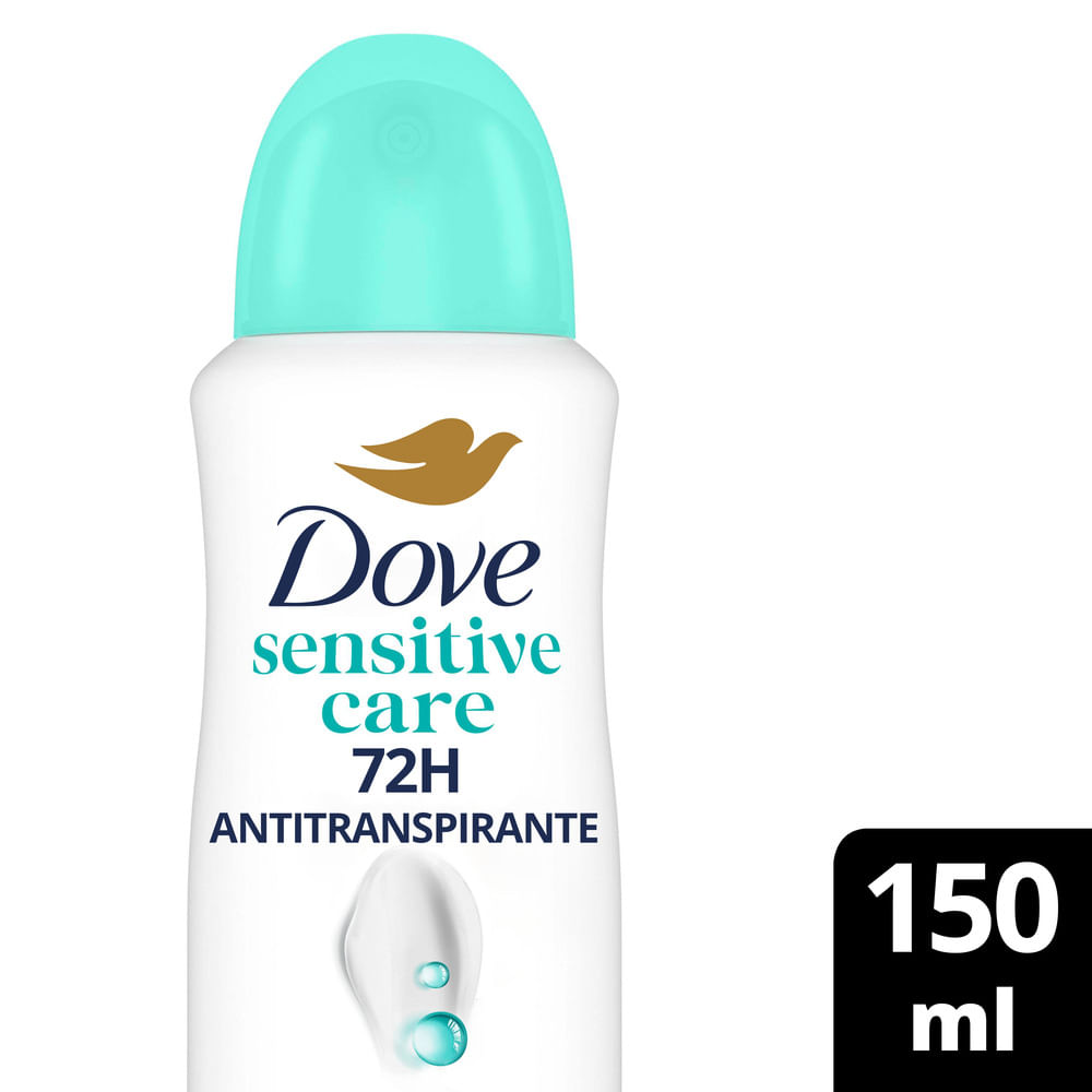 Desodorante Dove  Spray Sensitive con Vitamina E 72h x 150ml