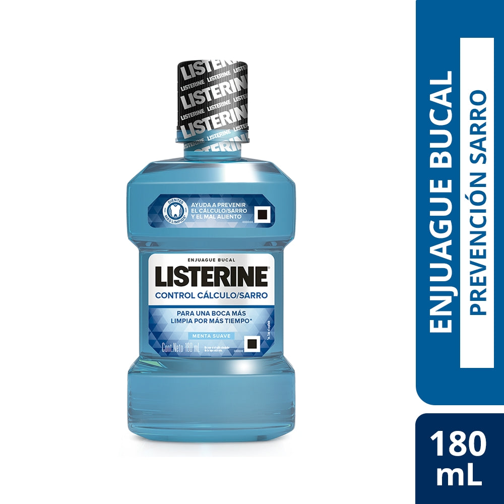Listerine enjuague bucal control sarro x 180 mL
