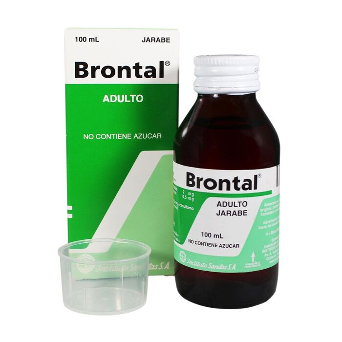 Brontal adulto (Bromhexina 2 mg/ Clofedanol 12.5 mg) x 100 ml Jarabe Sanitas