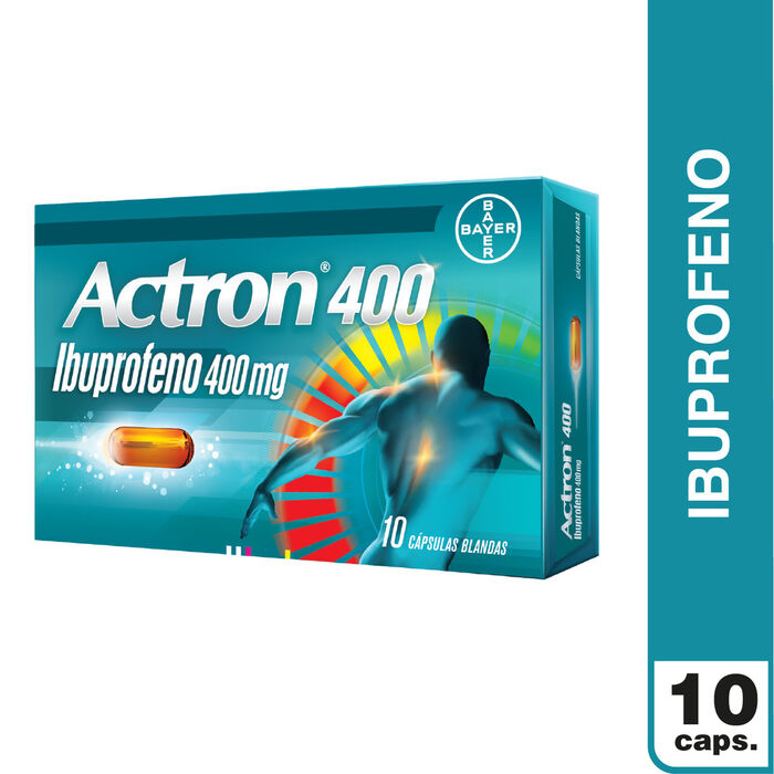 Actron ( Ibuprofeno ) 400 mg x 10 Cap