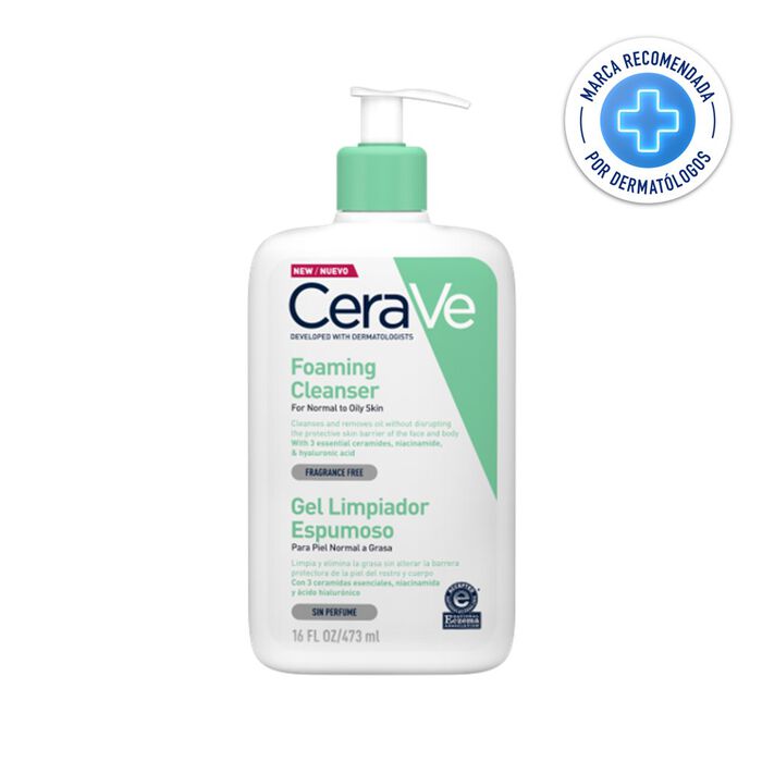 Gel Limpiador Espumoso Facial CeraVe 473ml