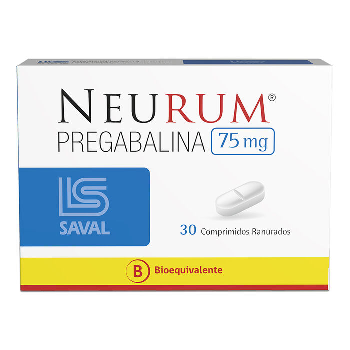 Neurum (Pregabalina) 75 mg x 30 comp Saval