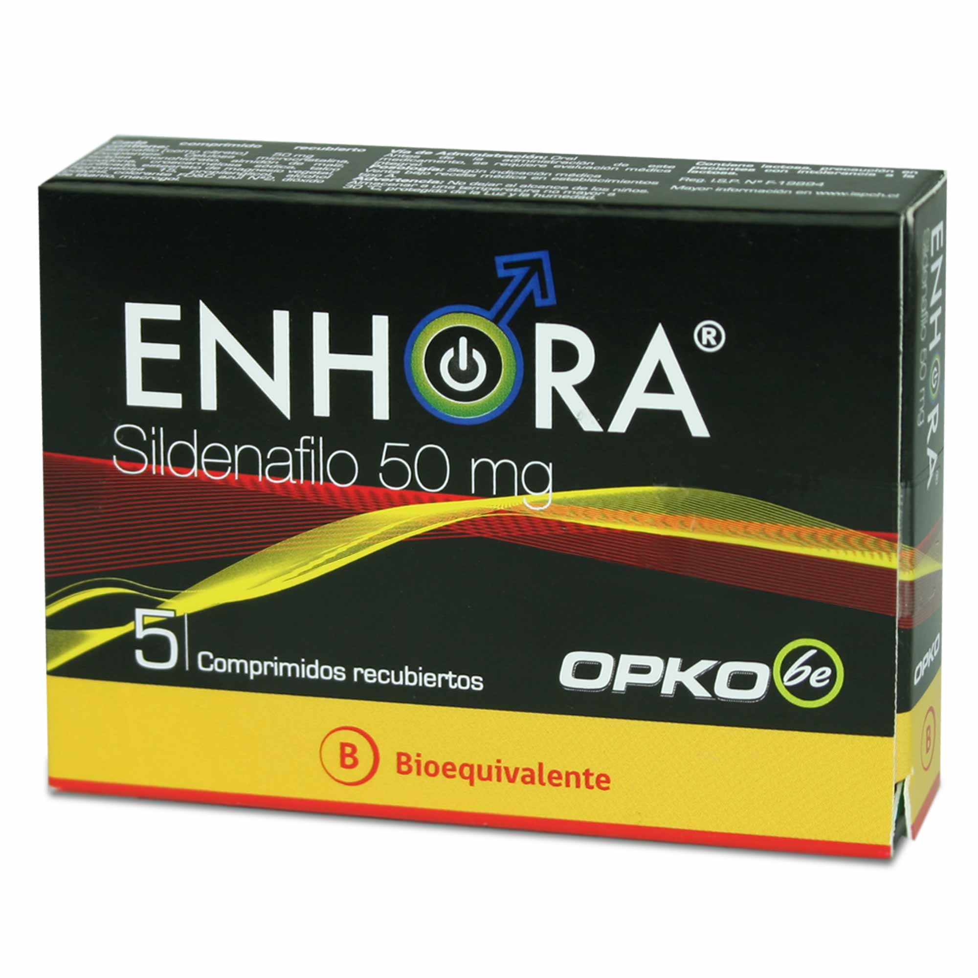 Enhora (Sildenafil) 50 mg x 5 com Opko