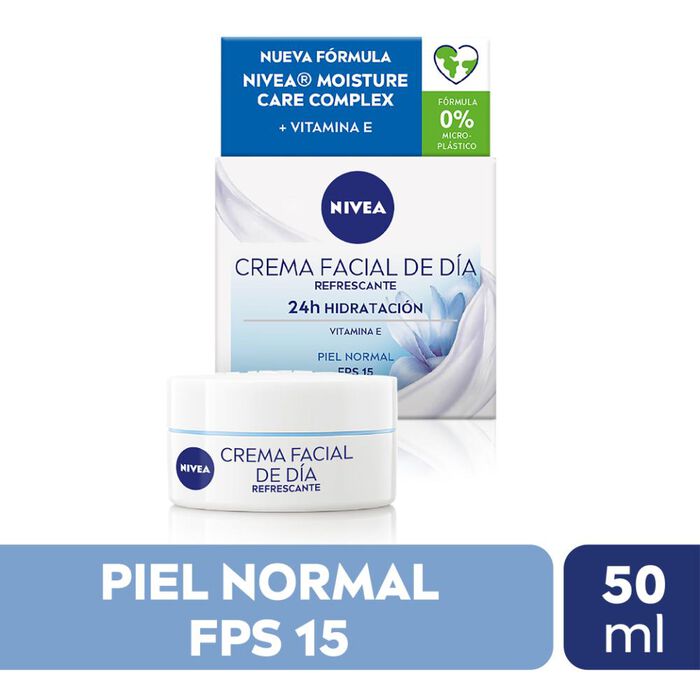 Crema Facial Nivea Refrescante Vitamina E Piel normal  x 50ml
