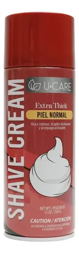Espuma de afeitar piel normal x 340 gr U Care