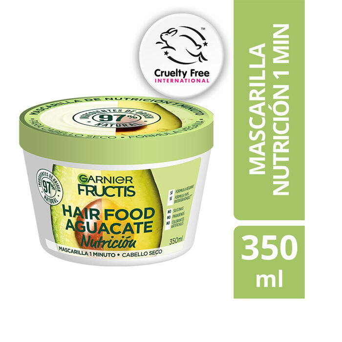 Mascarilla Nutricion 1 Minuto Hair Food Aguacate Garnier Fructis x 350 ml