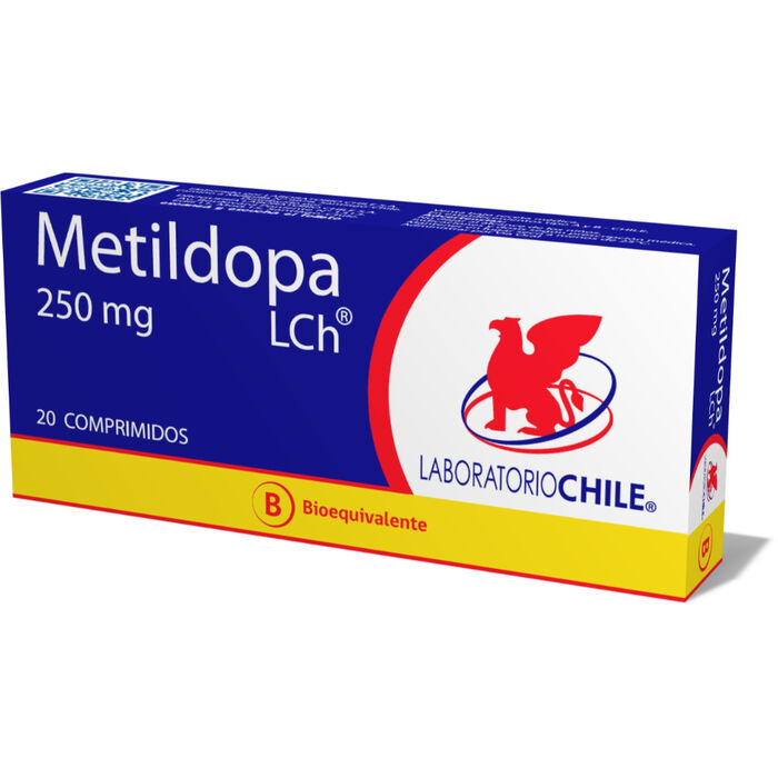 Metildopa 250 mg x 20 Comp. Lab. Chile