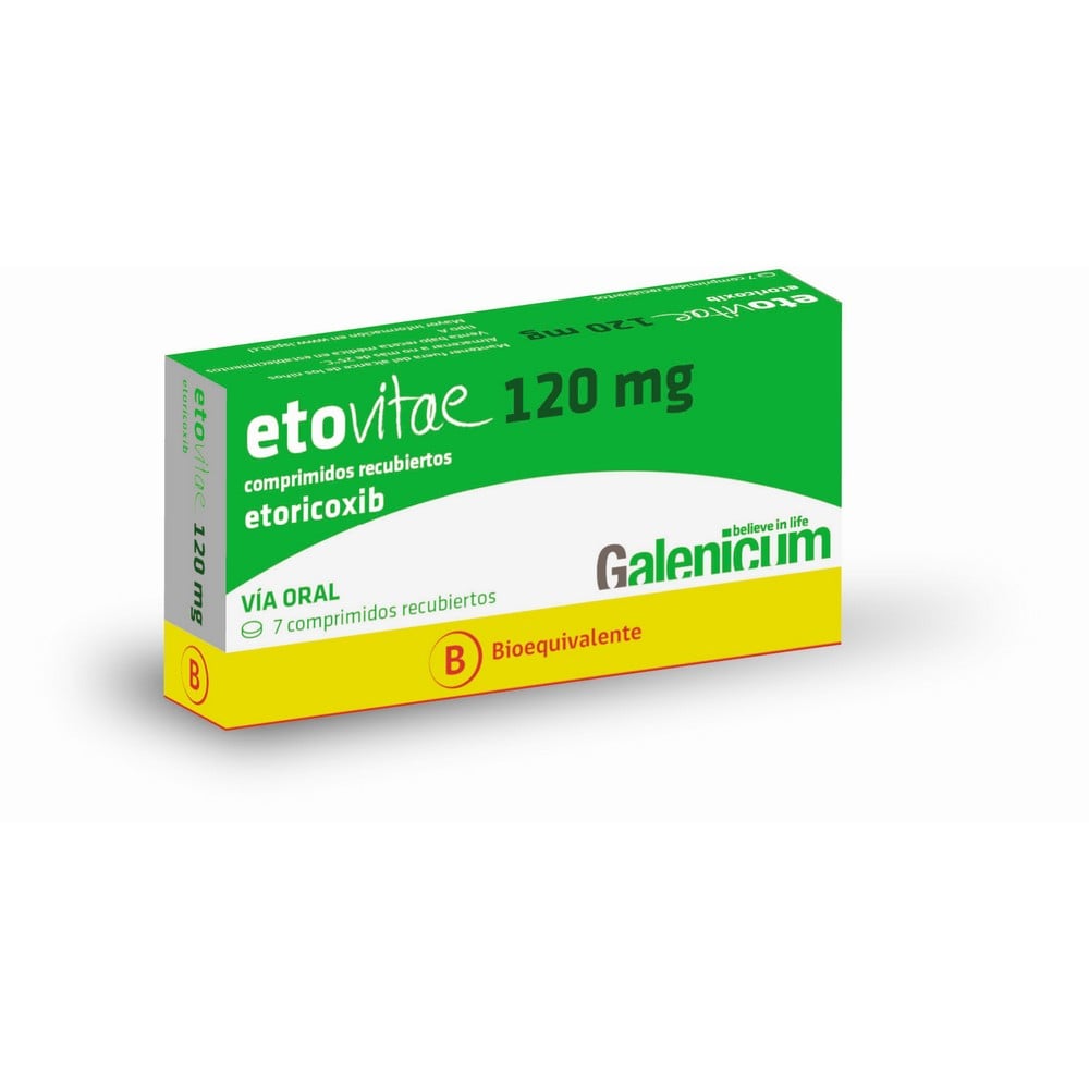 Etoricoxib 120 mg x 7 comp rec BE