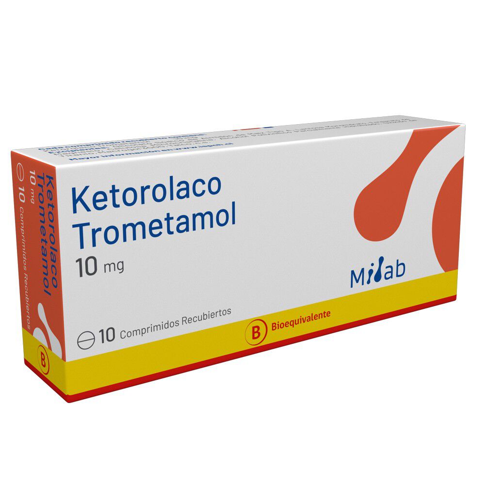 Ketorolaco trometamol 10 mg x 10 Comp rec BE