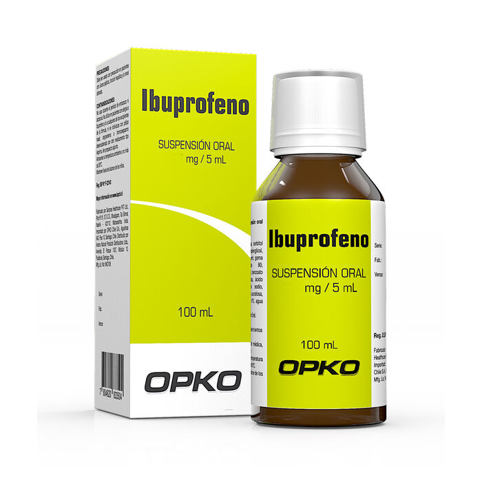 Ibuprofeno 200 mg/ 5 ml Susp 100 ml BE