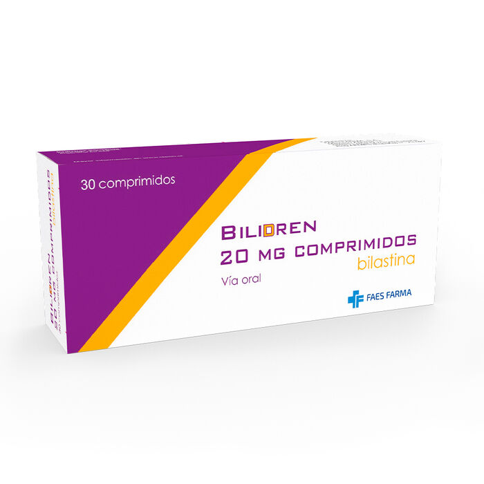 Bilidren (Bilastina) 20 mg x 30 com Faes Farma