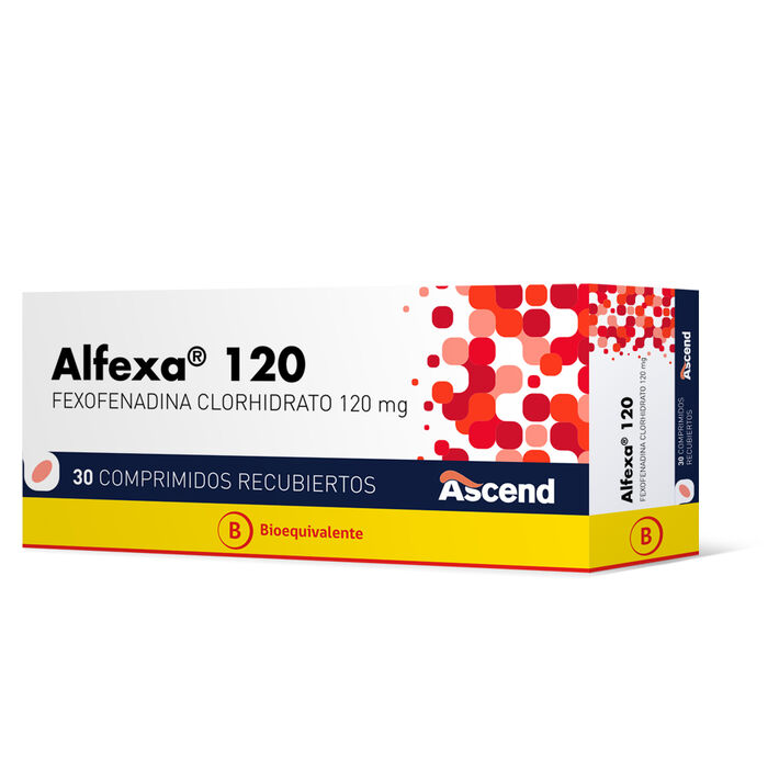 Alfexa (Fexofenadina) 120mg x 30 comp rec Ascend