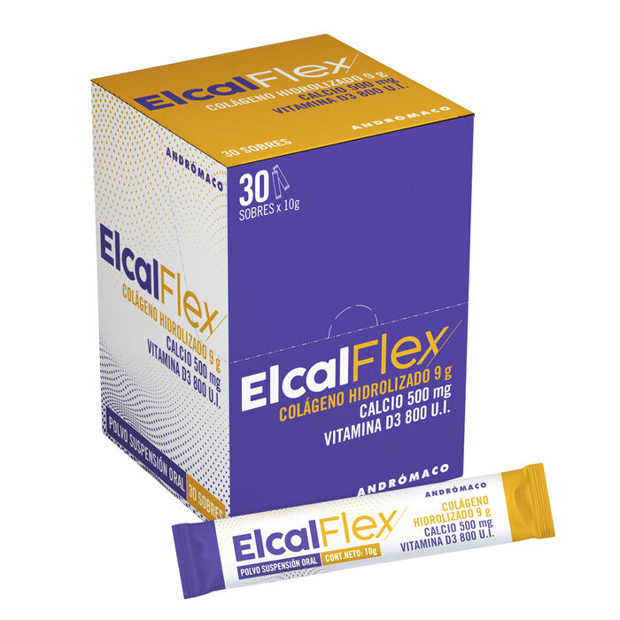 Elcal Flex (Colageno, Calcio, Vit. D) x 30 Sobres Andromaco