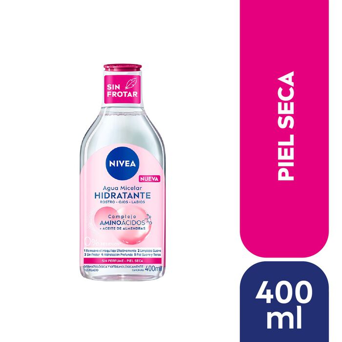 Agua Micelar Hidratante Complejo Aminoácidos x 400 mL Nivea