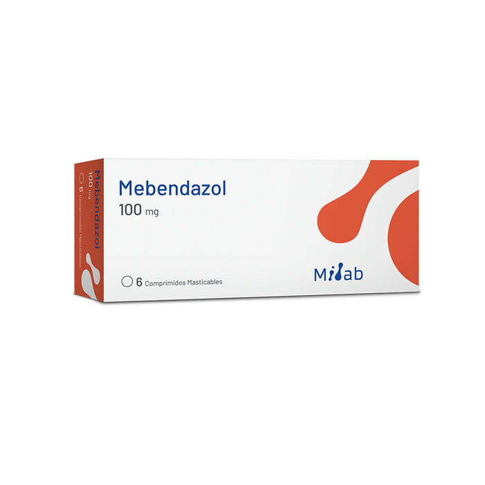 Mebendazol 100 mg x 6 Comp.Mast. Mintlab