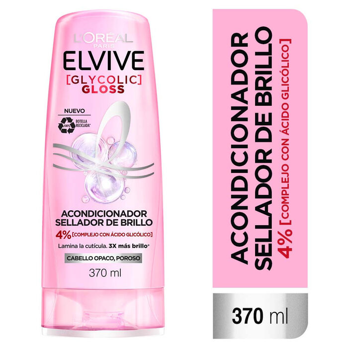 Acondicionador Glycolic Gloss  Elvive 370 ml