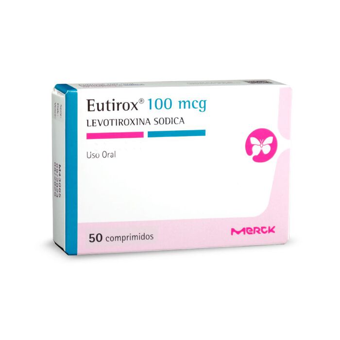 Eutirox (Levotiroxina) 100 MCG X 50 COMP Merck