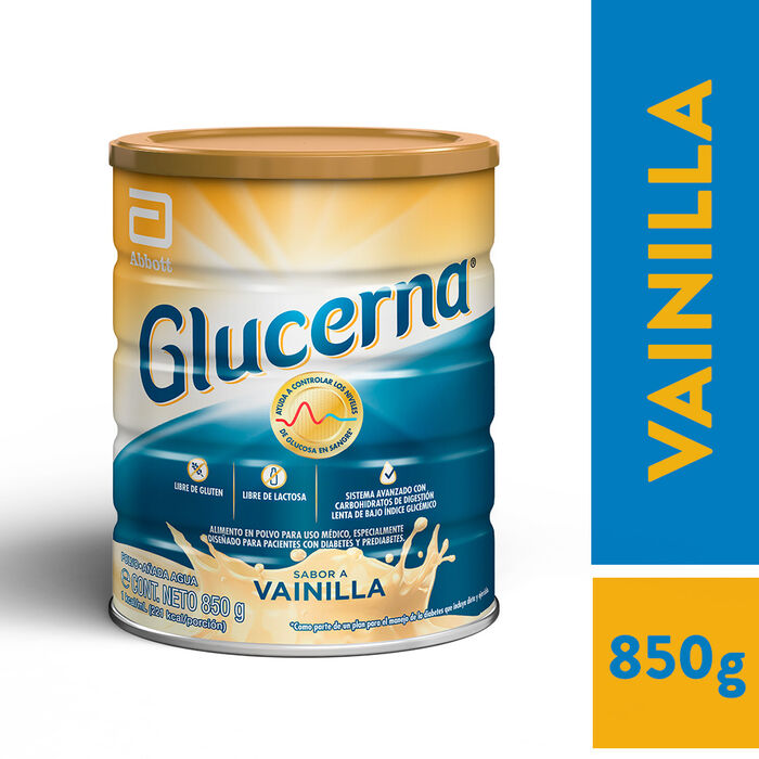 Glucerna Vainilla Alimento en polvo x 850g Abbott