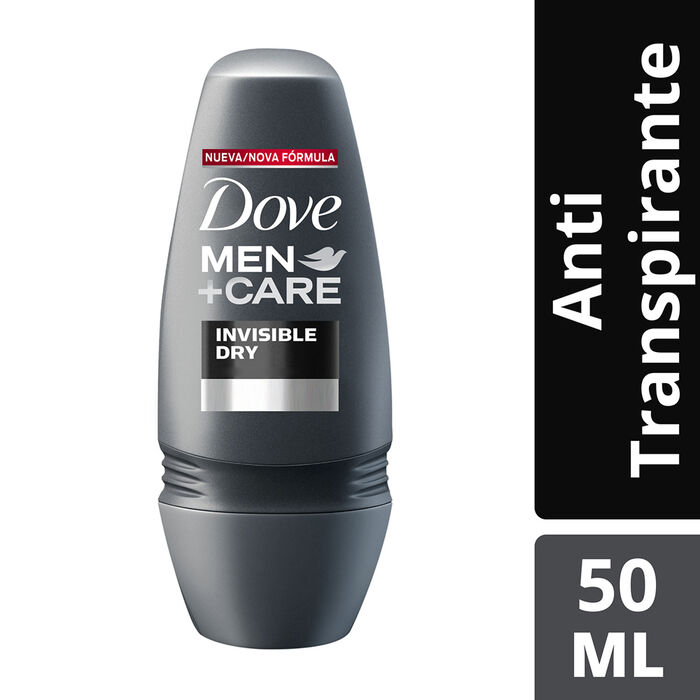 Desodorante Dove Men Antitranspirante Roll Invisible Dry x 50 ml