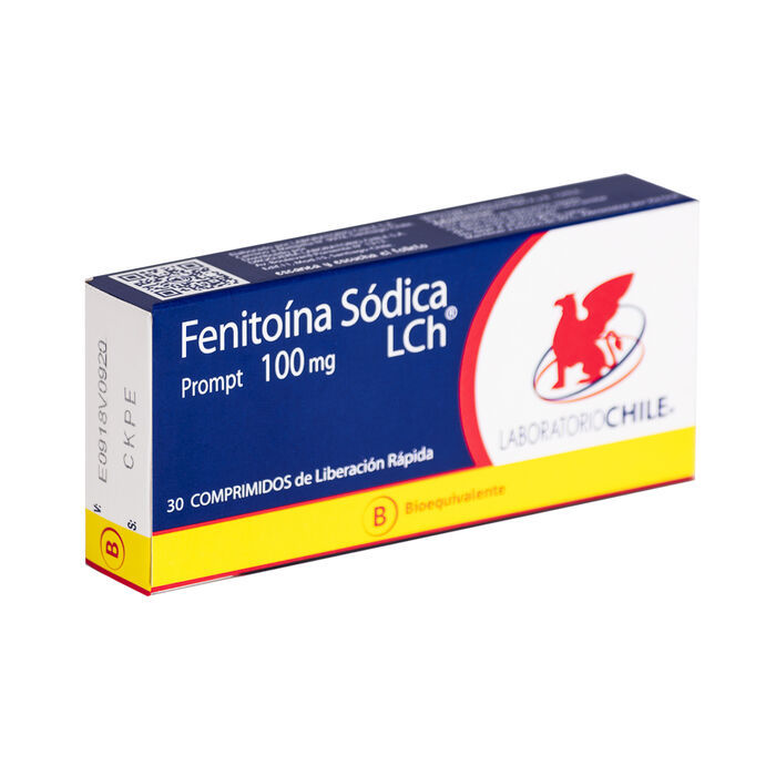 Fenitoína sódica 100 mg x 30 Comp. Lab. Chile