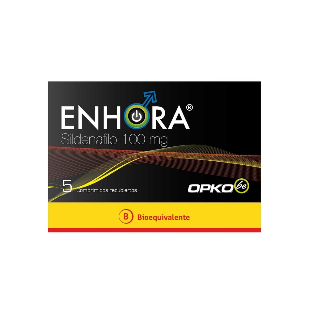 Enhora (Sildenafilo) 100 mg x 5 com Opko