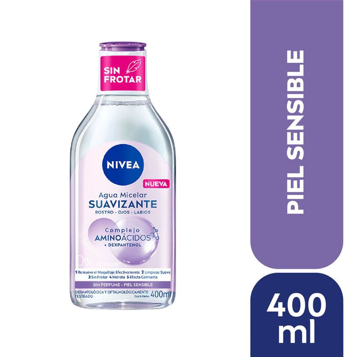Agua Micelarn Suavizante  5 en 1 para Piel Sensible 400ml