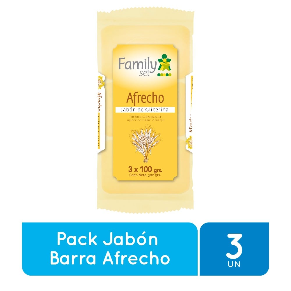 Jabon de Afrecho x3